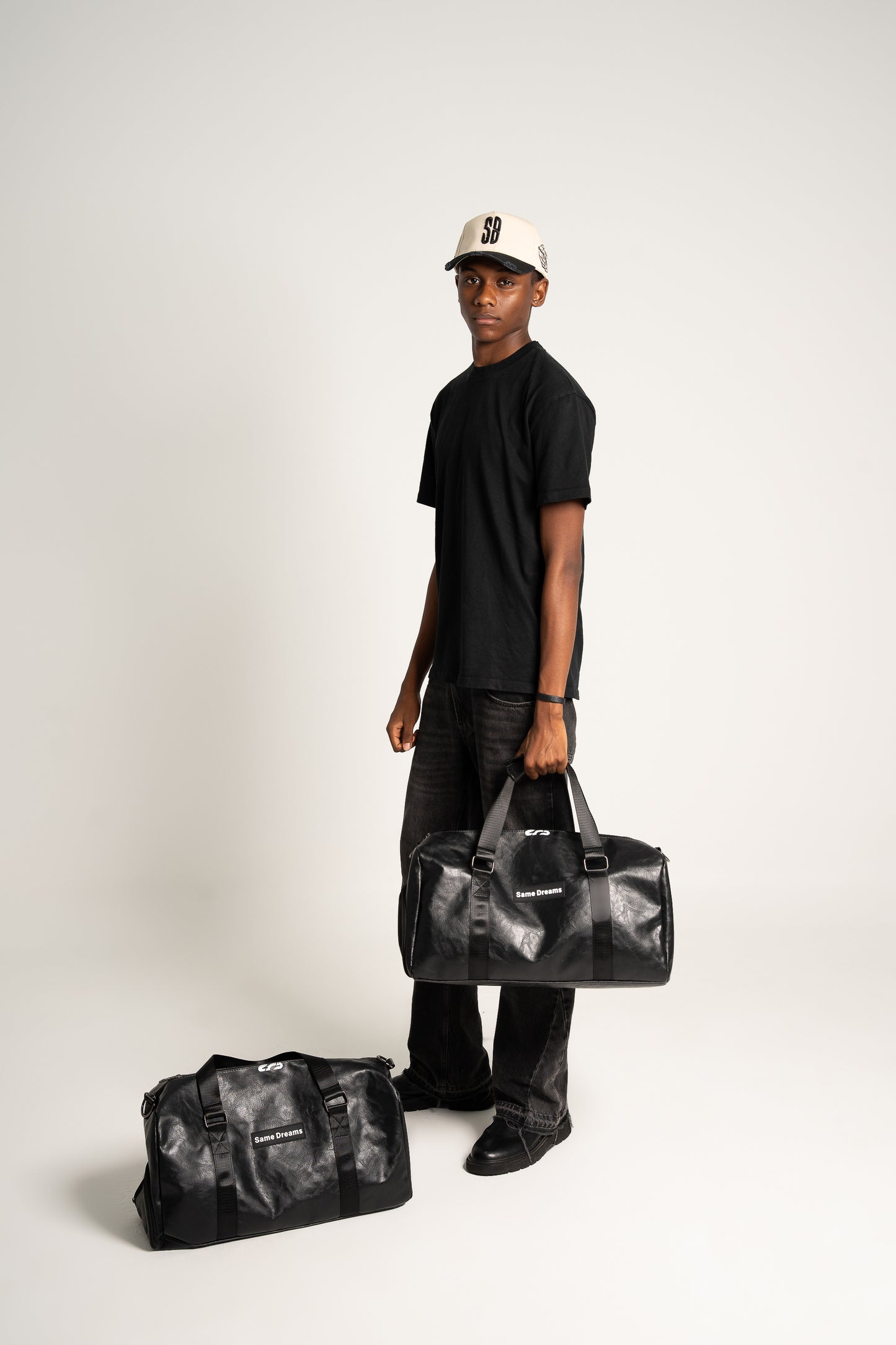 SD Leather Duffle Bag