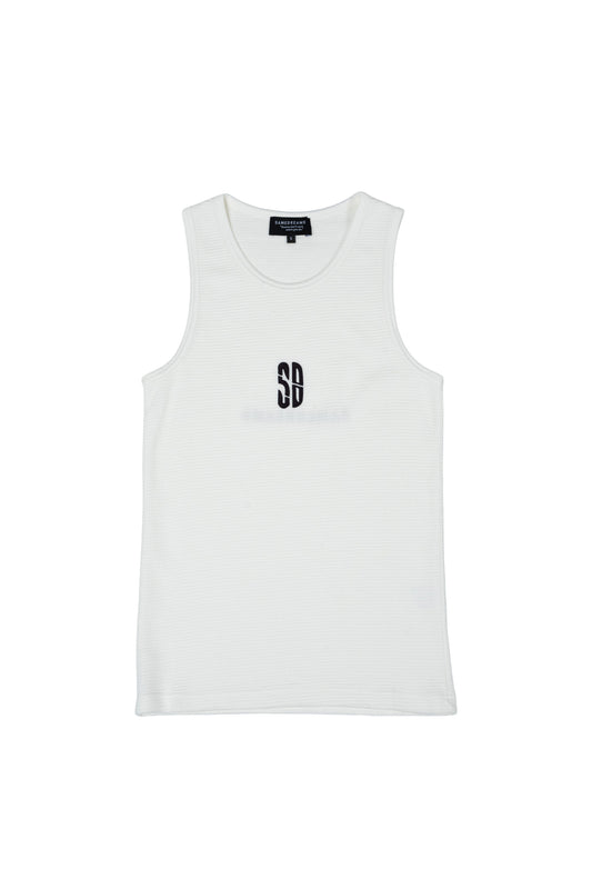 ZI WHITE TANK TOP